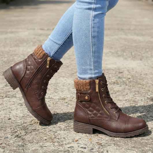 Valencia Women's Leather Ankle Boots