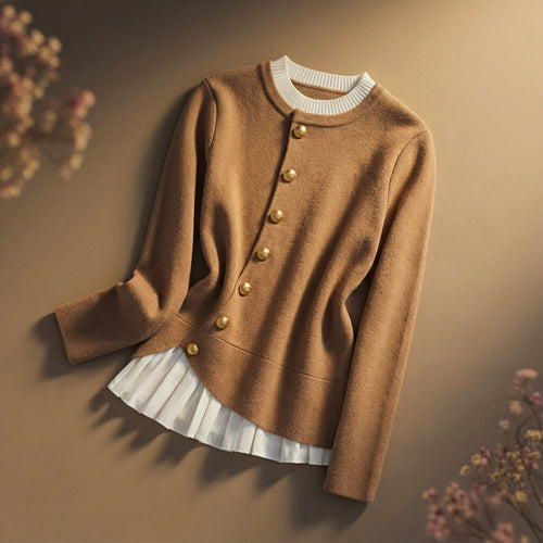 Pearl Couture Merino Wool Sweater