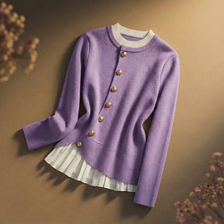 Pearl Couture Merino Wool Sweater