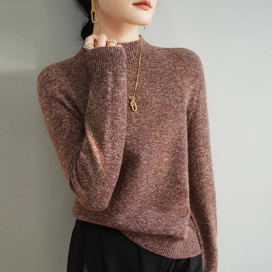 Luna Merino Mock Neck