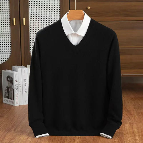 Milan Cashmere V-Neck Sweater