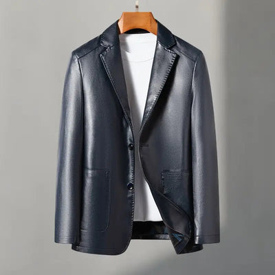 Milan Leather Blazer