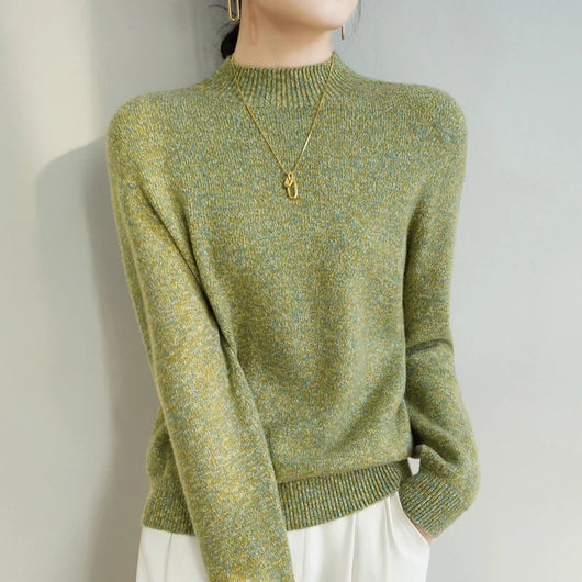 Luna Merino Mock Neck