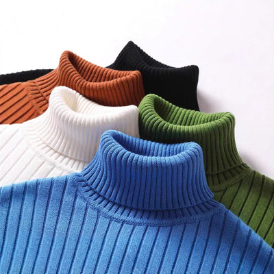 Asher Ribbed Turtleneck