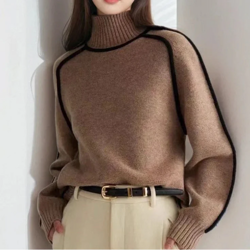 Solène High-Neck Knit