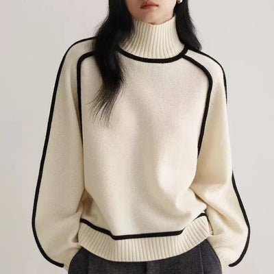 Solène High-Neck Knit