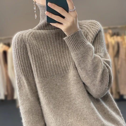Aria Ribbed Turtleneck