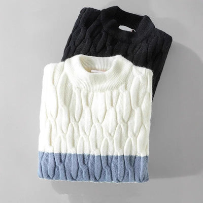 Arden Colour-Block Knit Sweater