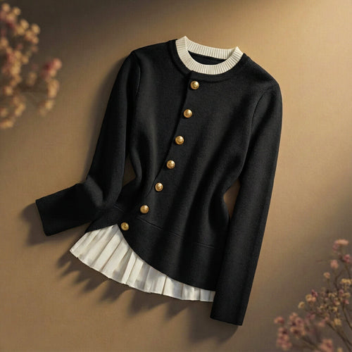 Pearl Couture Merino Wool Sweater