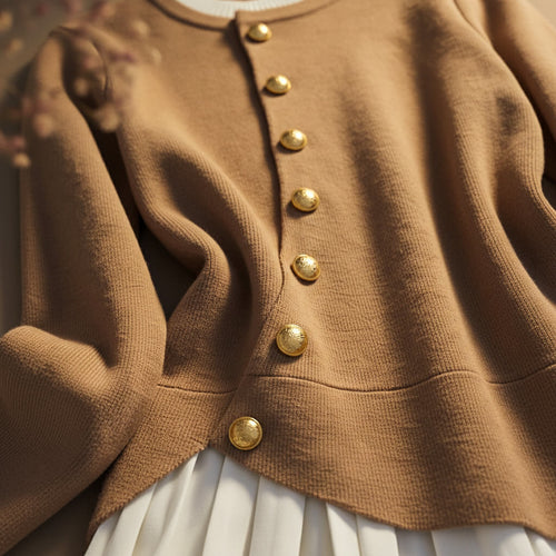 Pearl Couture Merino Wool Sweater