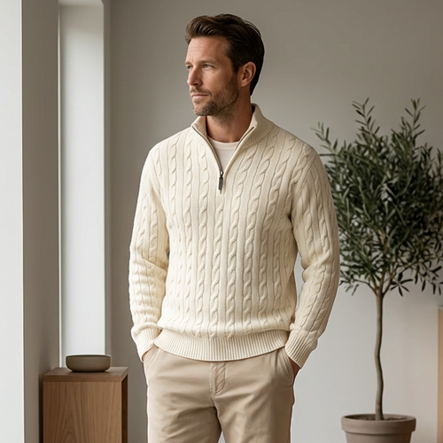 Olympia Half-Zip Sweater