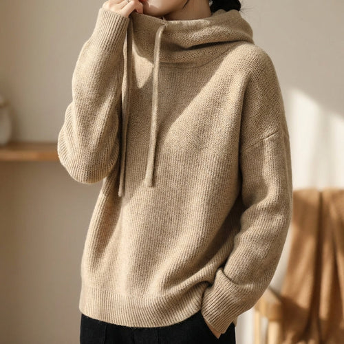 Luna Merino Knit Hoodie