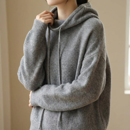 Luna Merino Knit Hoodie