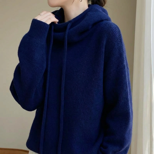 Luna Merino Knit Hoodie