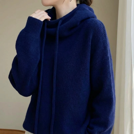 Luna Merino Knit Hoodie